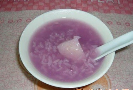 紫薯淮山粥