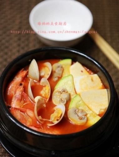 韓式泡菜海鮮鍋