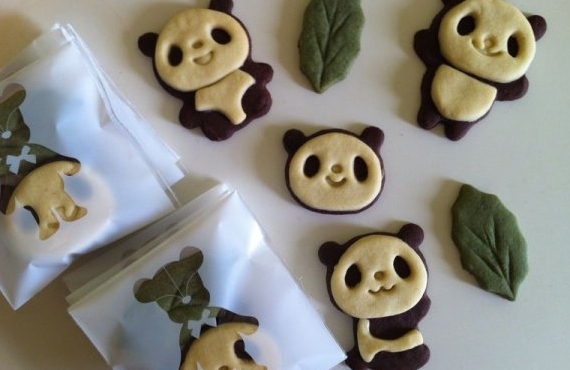 熊貓餅乾兒童節的歡樂禮物