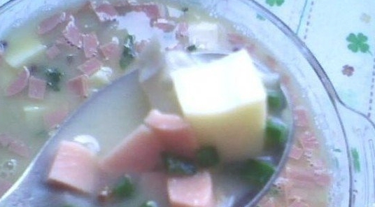 鹹蛋黃豆腐湯