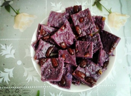 紫薯紅棗糕