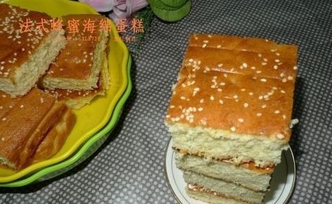法式蜂蜜海綿蛋糕（烤盤版）