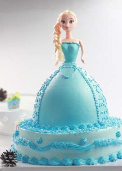 冰雪奇緣公主蛋糕
