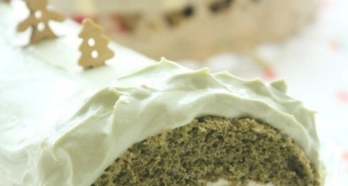 抹茶樹榦蛋糕卷