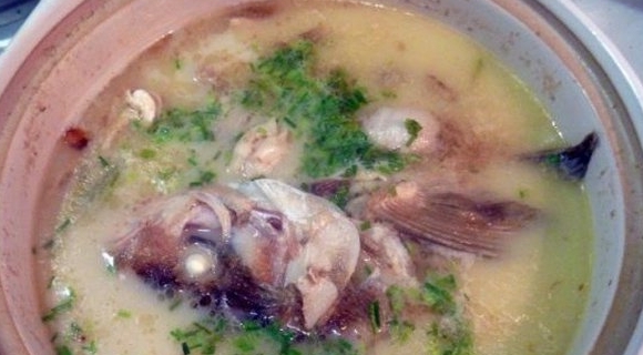 豆漿魚頭湯