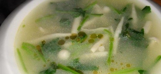 金菇菠菜湯