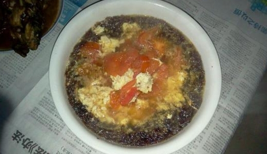 番茄紫菜蛋湯