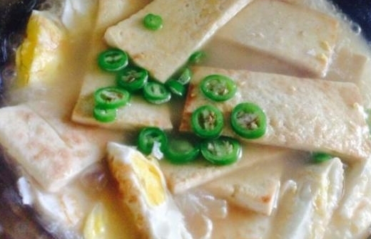 煎蛋豆腐湯
