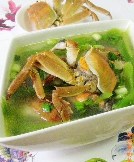 螃蟹萵苣湯