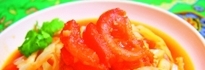 圓白菜炒西紅柿