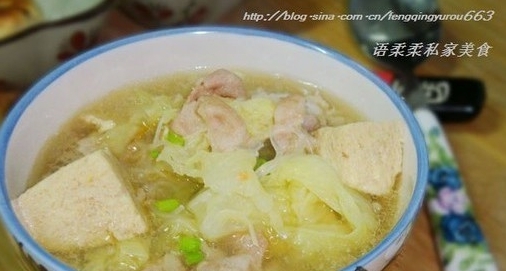 凍豆腐菜湯