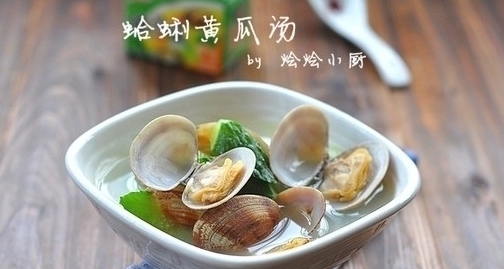 蛤蜊黃瓜湯