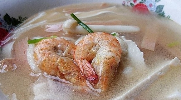 海鮮菇火腿蝦湯