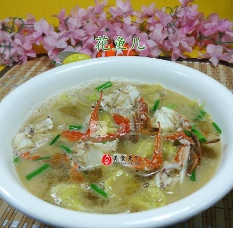 白菜螃蟹湯