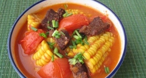 玉米番茄牛肉湯