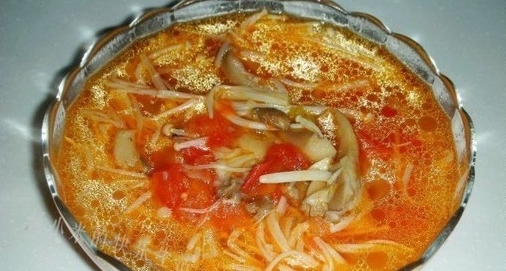 番茄雜菇湯
