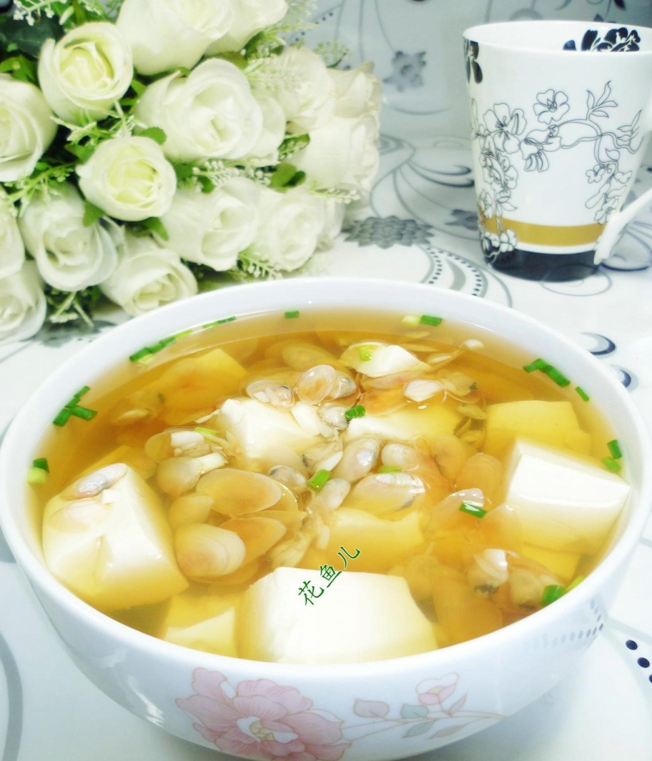 海瓜子豆腐湯
