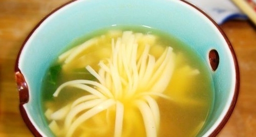 花開豆腐湯