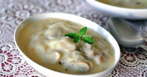 法式豆漿蘑菇濃湯
