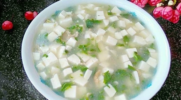 薺菜豆腐湯