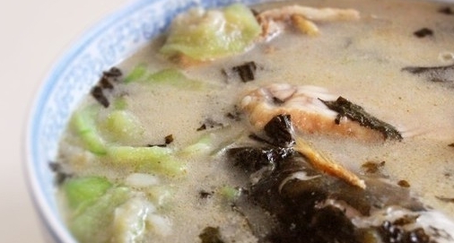 絲瓜魚湯