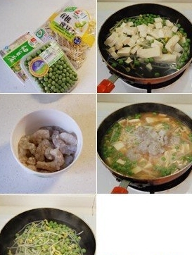 味噌蝦仁豆腐鍋