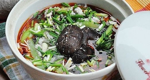 絲瓜紫菜香菇蛋湯