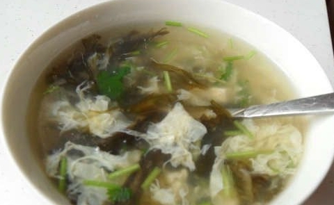 紫菜蝦皮豆腐湯