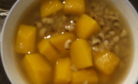 營養有簡單的糯米豇豆南瓜湯