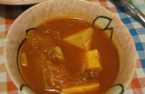 秘制泡菜豆腐湯