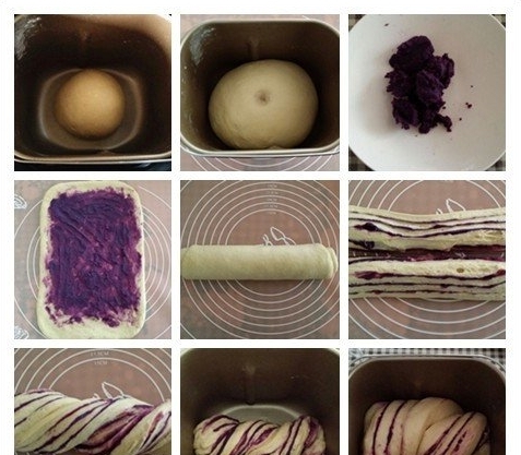紫薯土司麵包機版