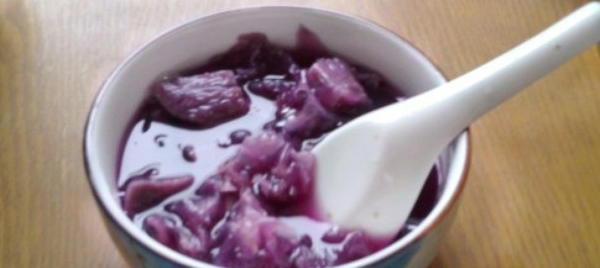 紫薯銀耳甜湯
