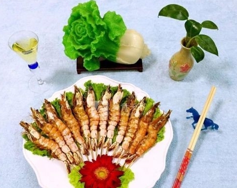 烤串串蝦