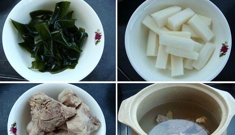 2015年夜飯菜譜：白蘿蔔海帶排骨湯