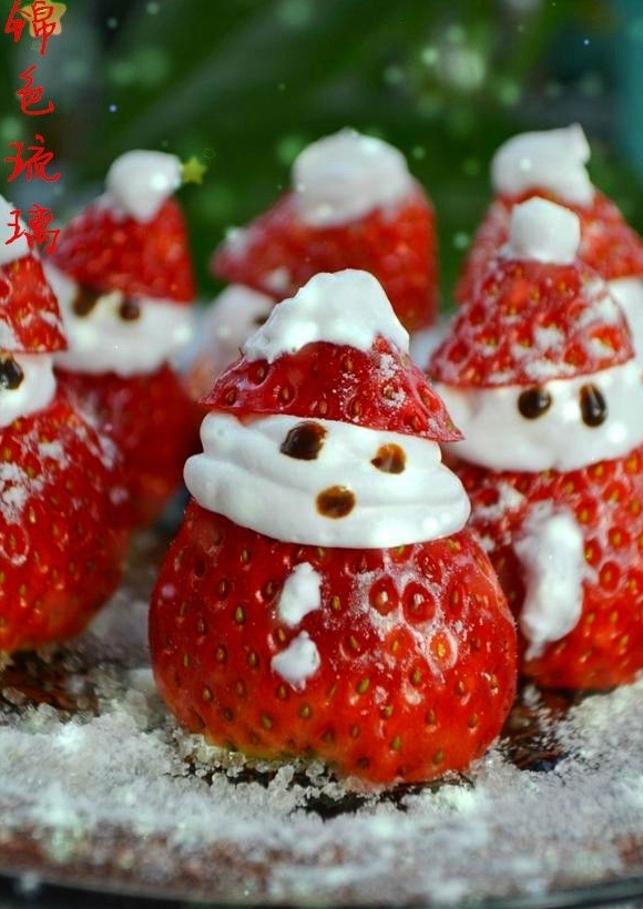 草莓聖誕小雪人
