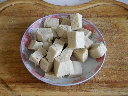 凍豆腐燒大腸