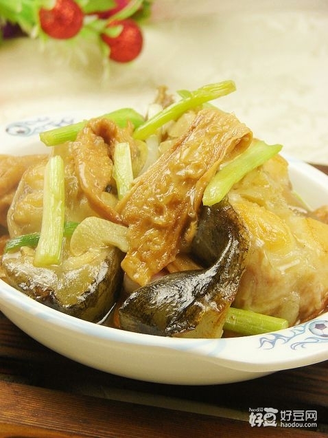 腐竹燜魚