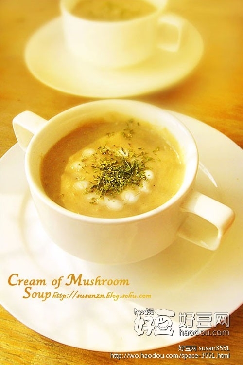 奶油雞蓉蘑菇濃湯