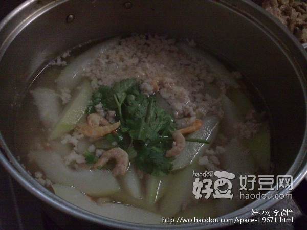 蝦米肉末黃瓜湯
