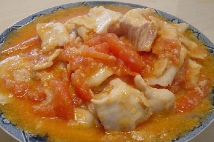 奶油番茄魚片