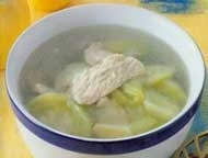 苦瓜薺菜豬肉湯