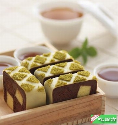 雙色綠茶蛋糕卷