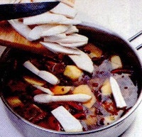 雞腿菇燒汁釀扇貝