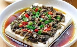 欖菜肉末蒸豆腐的做法