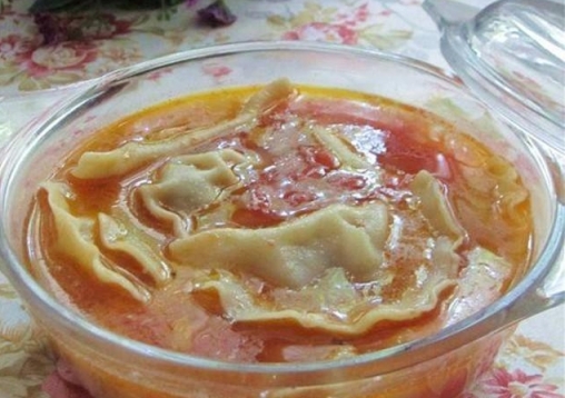 番茄湯餃子的做法