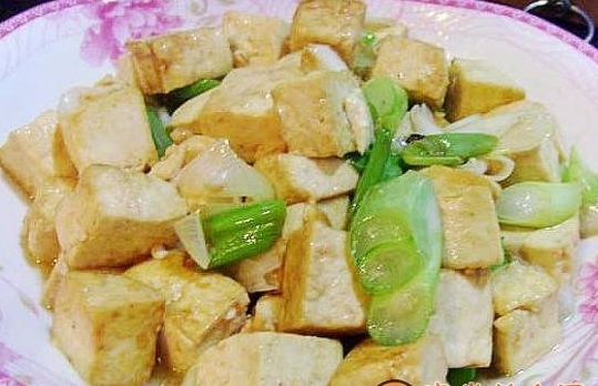 大蔥燉豆腐