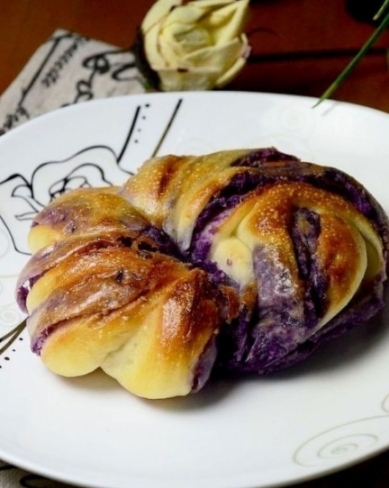 紫薯椰蓉麵包