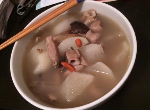 白蘿蔔豬肚補血益胃湯