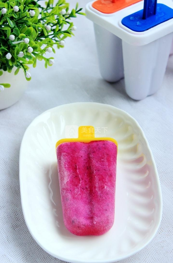 火龍果酸奶棒冰