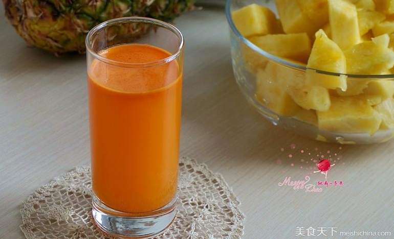 菠蘿胡蘿蔔汁